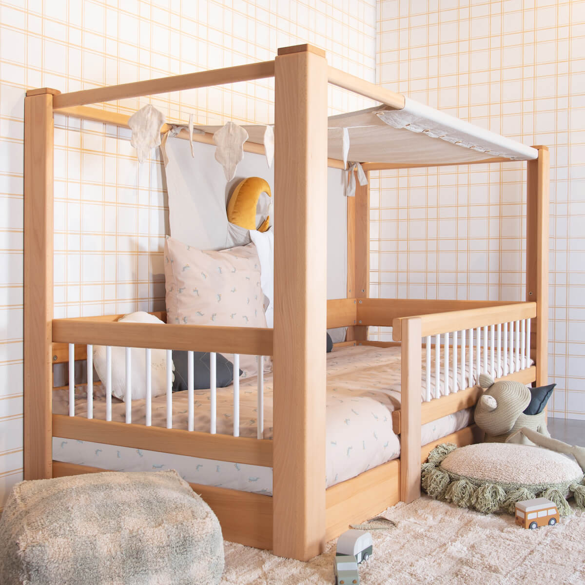 Rideau Toit pour lit DELUXE version Montessori 