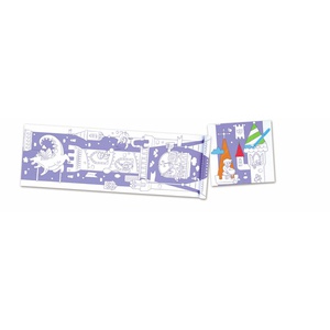 Rouleau à dessin et feutres - château fort Hape