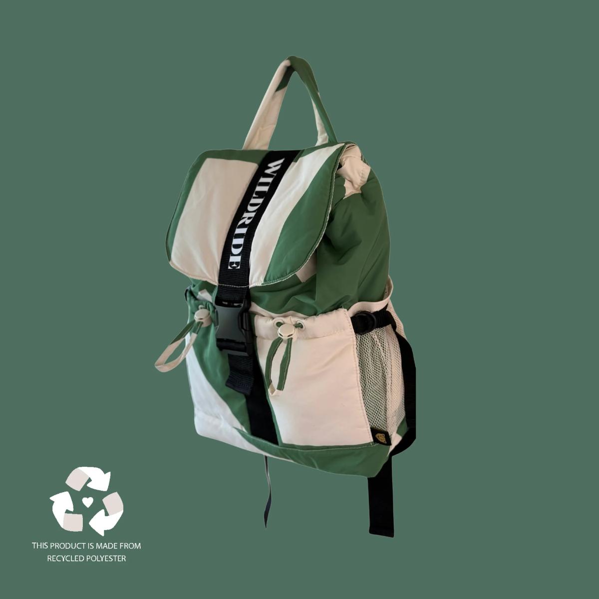 Sac à dos à langer Wildride graphique vert