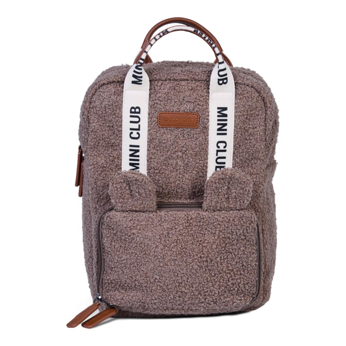 Sac à dos MINI CLUB SIGNATURE Childhome Teddy soft brown