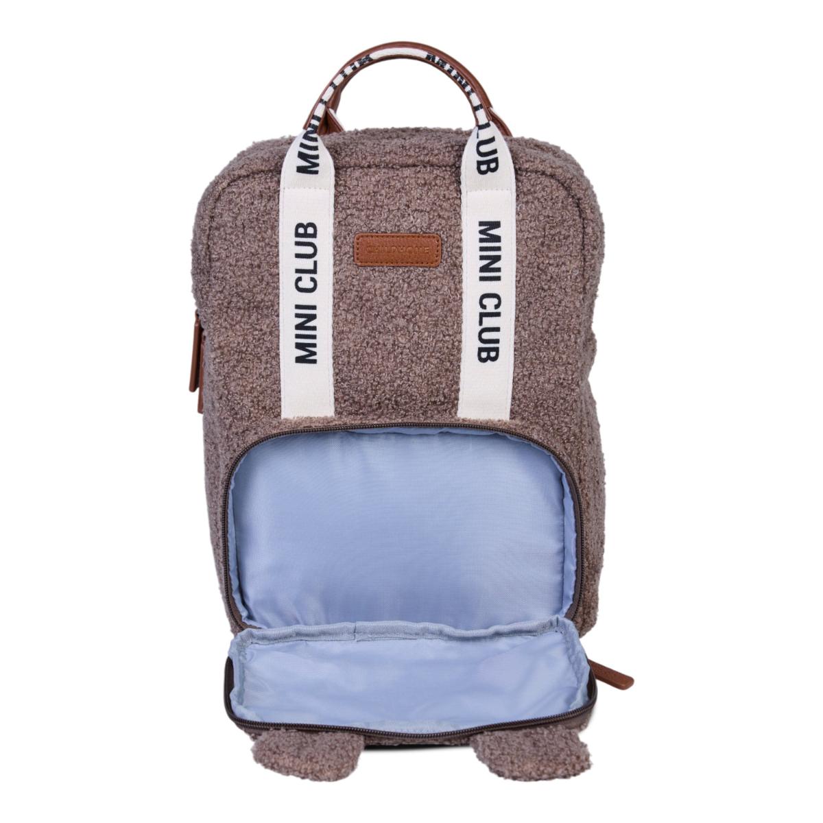 Sac à dos MINI CLUB SIGNATURE Childhome Teddy soft brown