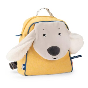 Sac à dos Pilou jaune Puce & Pilou Moulin Roty