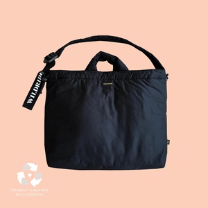 Sac à langer bandoulière Wildride noir