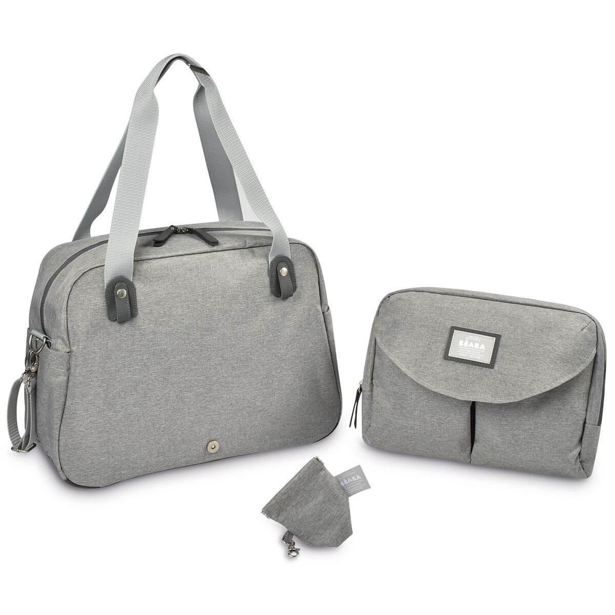 sac beaba gris