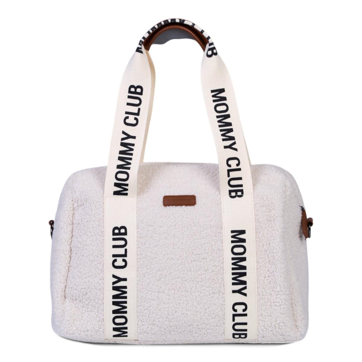 Sac à langer MOMMY CLUB SIGNATURE Childhome Teddy ecru