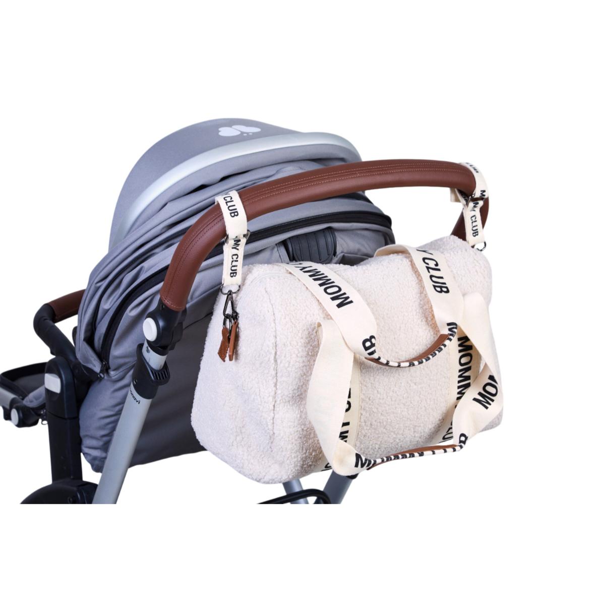Sac à langer MOMMY CLUB SIGNATURE Childhome Teddy ecru