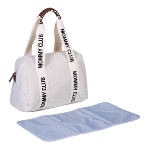 Sac à langer MOMMY CLUB SIGNATURE Childhome Teddy ecru