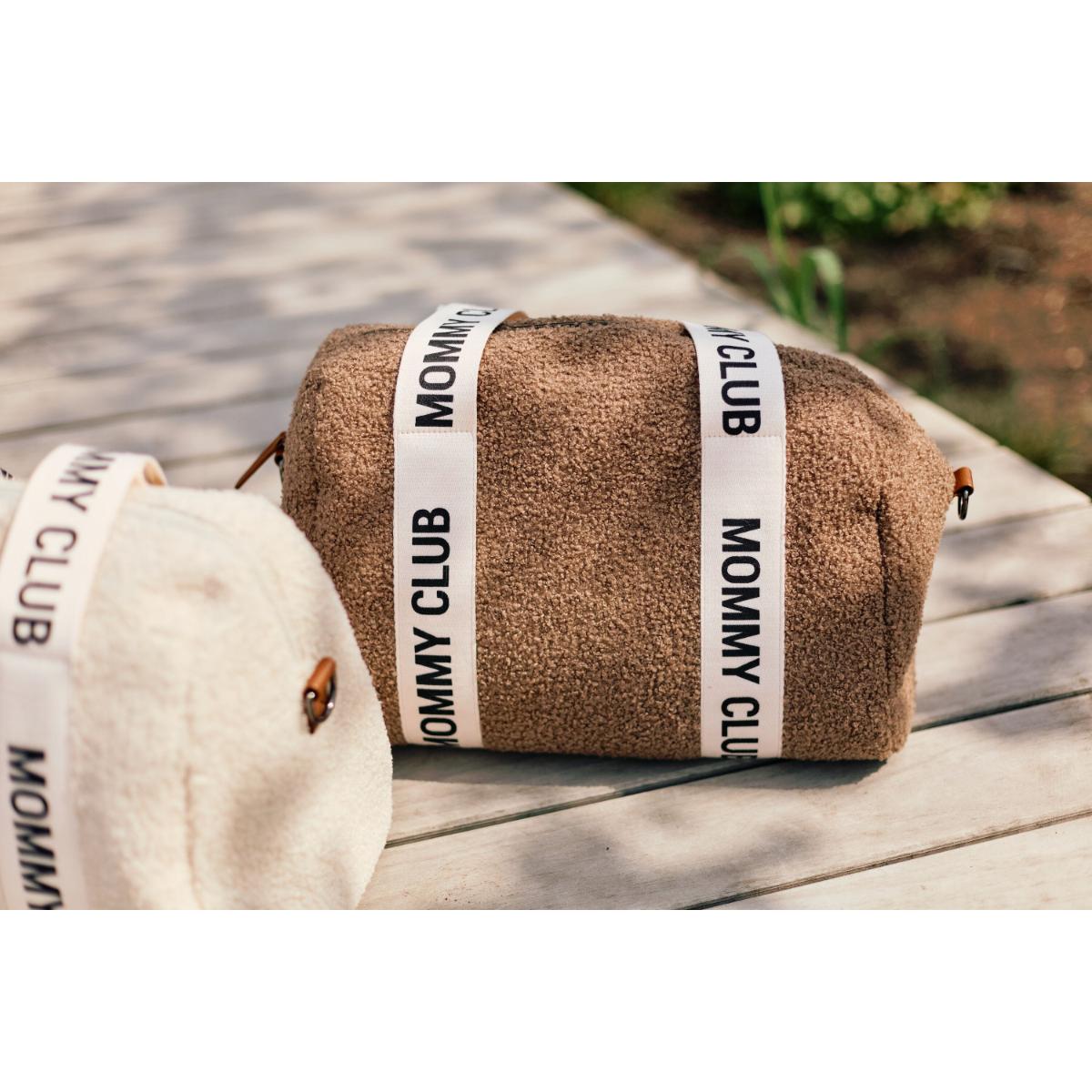 Sac à langer MOMMY CLUB SIGNATURE Childhome Teddy soft brown