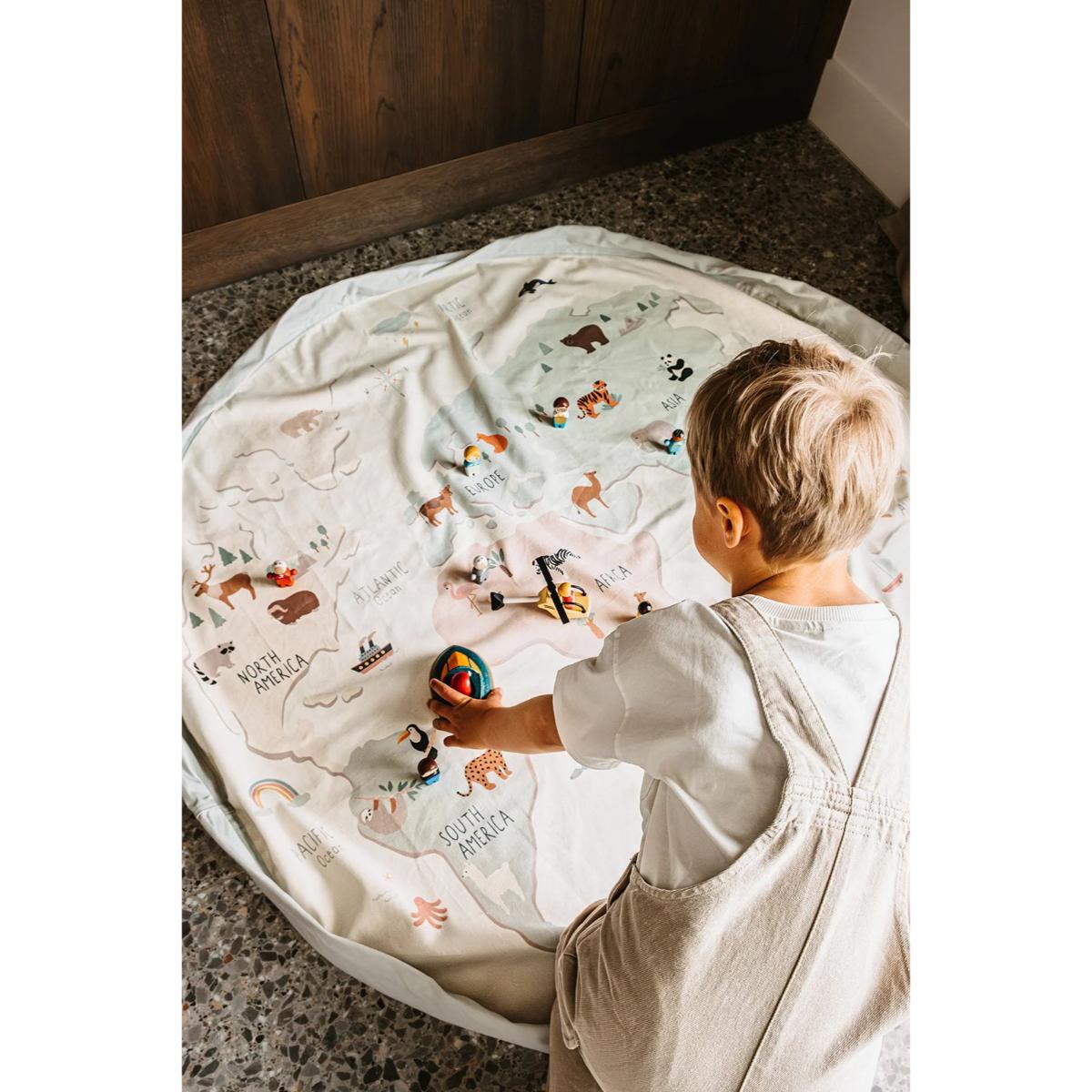 Sac-tapis de rangement WORLDMAP COLOUR Play&Go