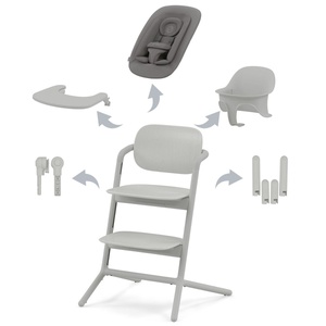 Set chaise haute LEMO 4in1 Cybex Suede Grey