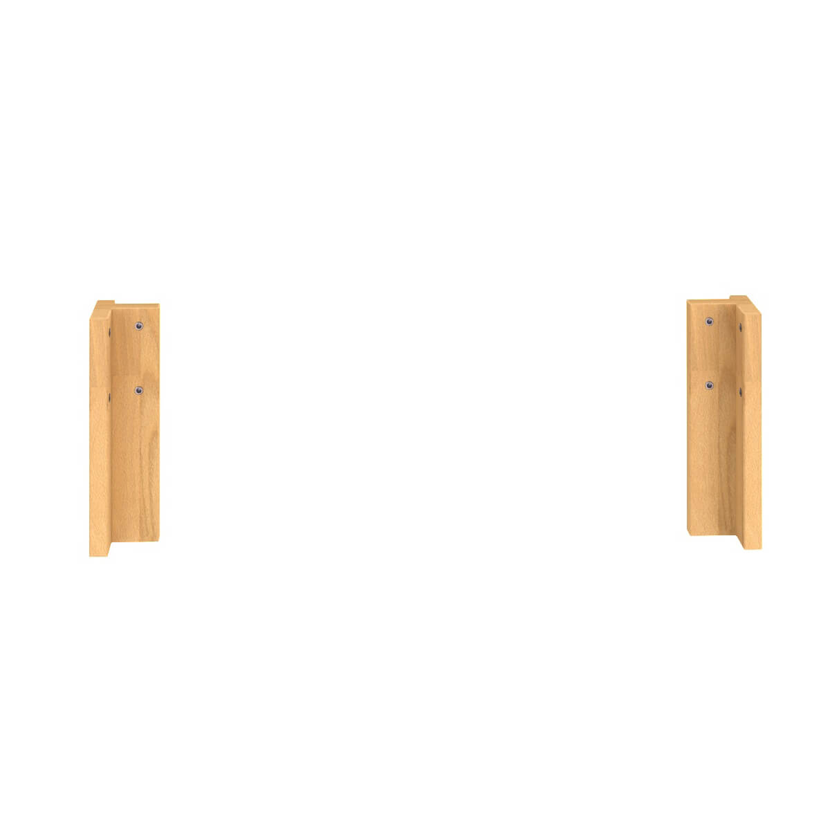 Set de 2 pieds 35cm pour lit bas sans barrières DESTYLE de Breuyn hêtre naturel
