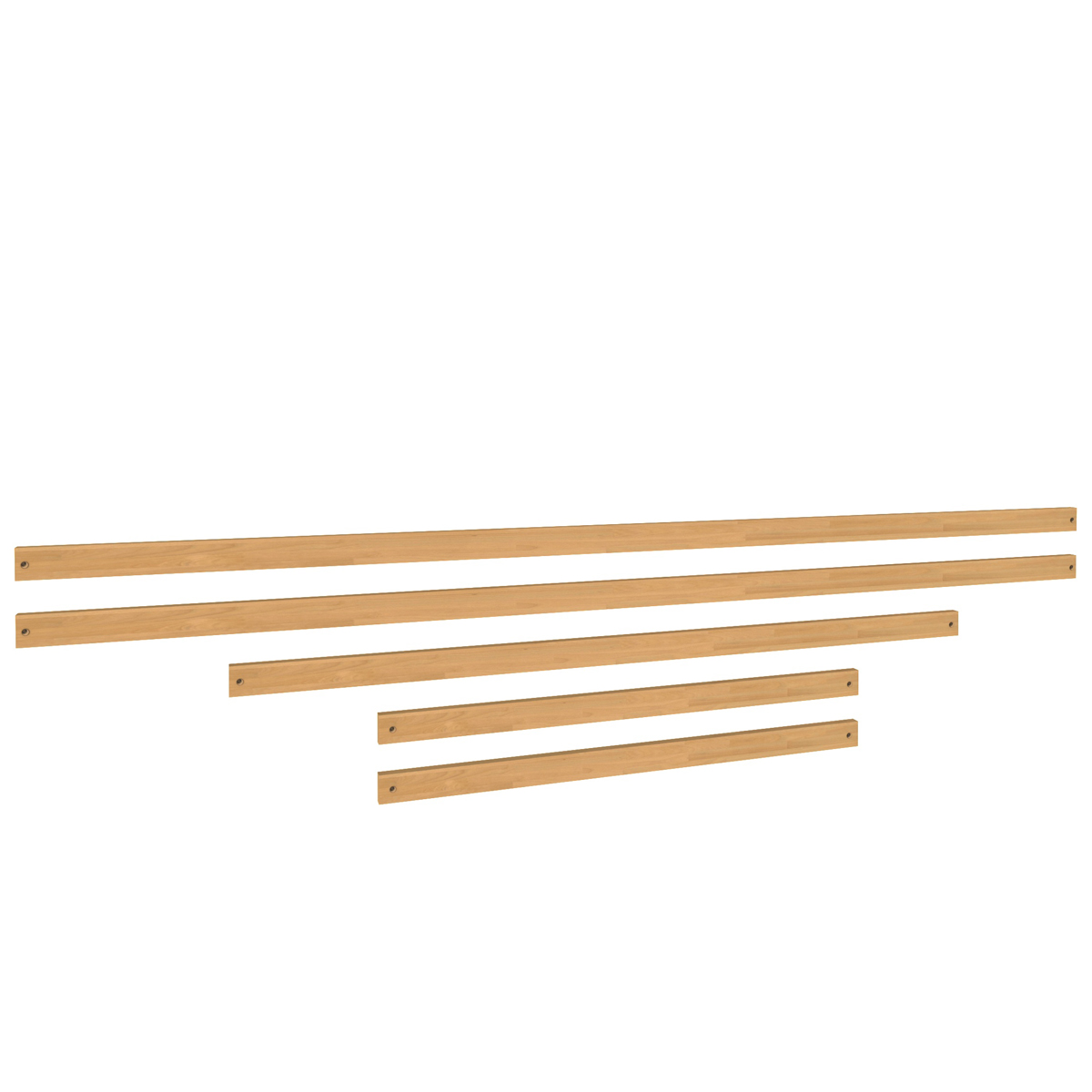 Set de 5 pcs pour lits 5 en 1 - 7 en 1 échelle frontale DESTYLE de Breuyn naturel