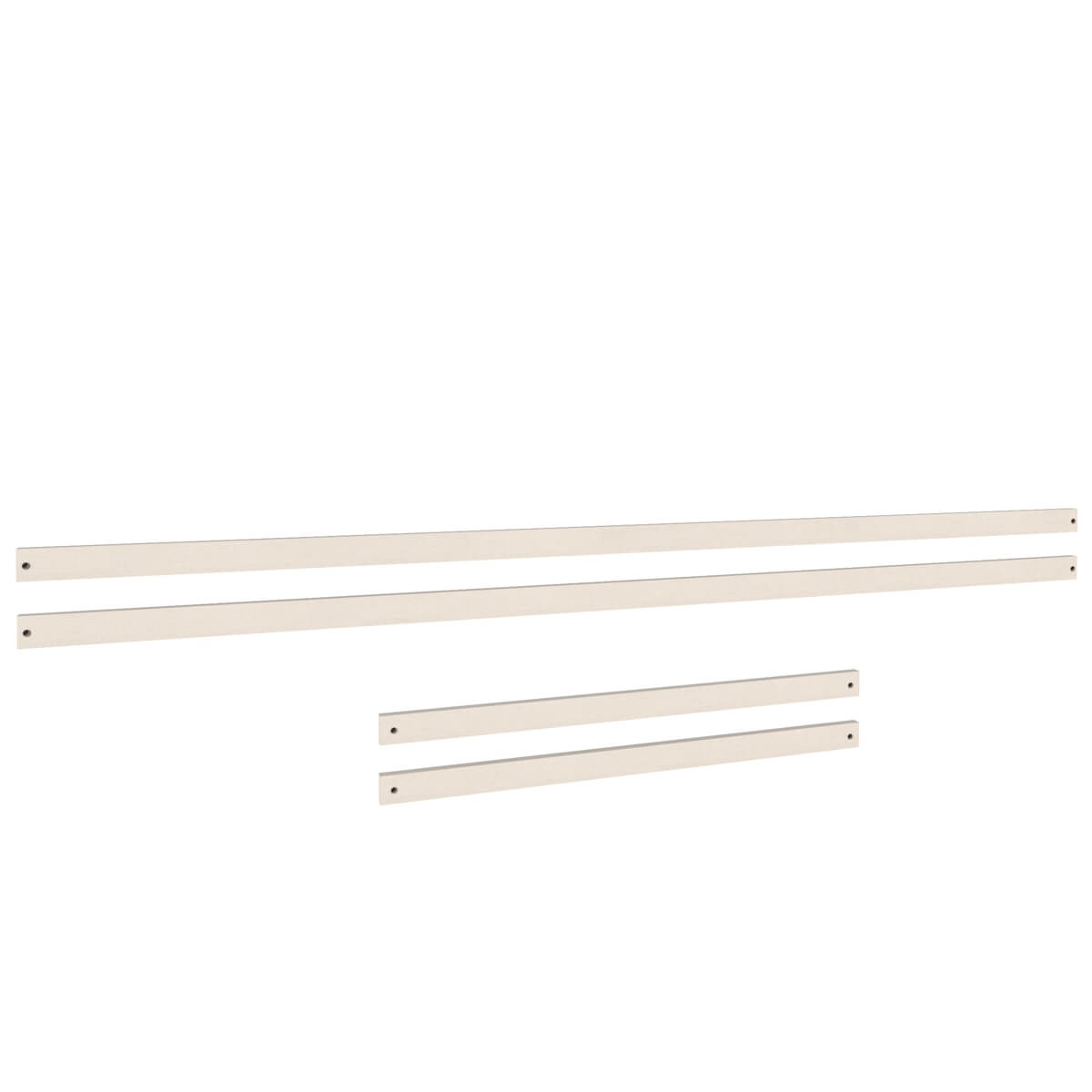 Set de 5 pcs pour lits baldaquin 90x200cm DESTYLE de Breuyn blanc