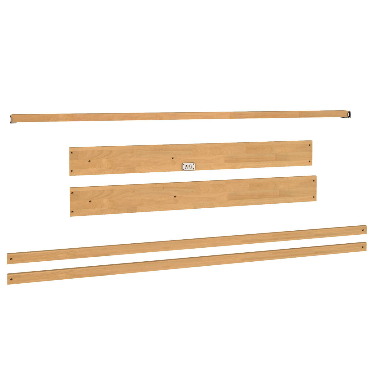 Set de base lit 140cm Twin-over-Full DESTYLE de Breuyn naturel