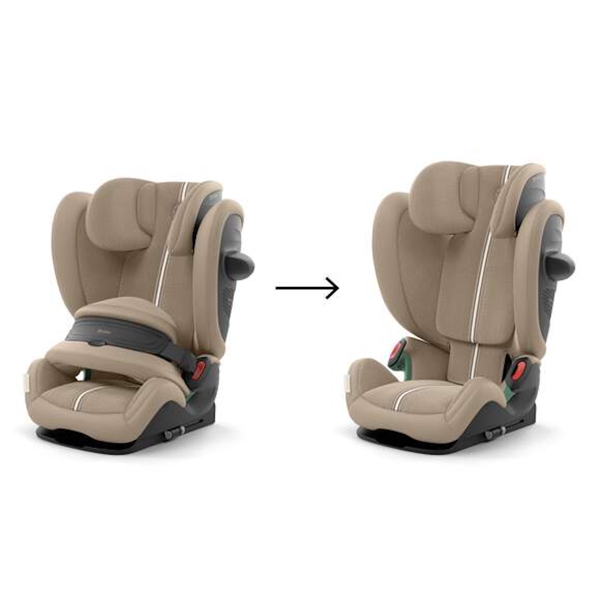 Siège auto de 15 mois à 12 ans PALLAS G3 PLUS Cybex Almond Beige