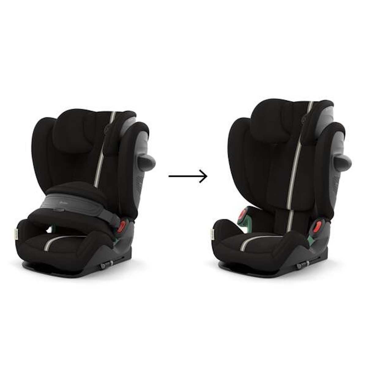 Siège auto de 15 mois à 12 ans PALLAS G3 PLUS Cybex Moon Black