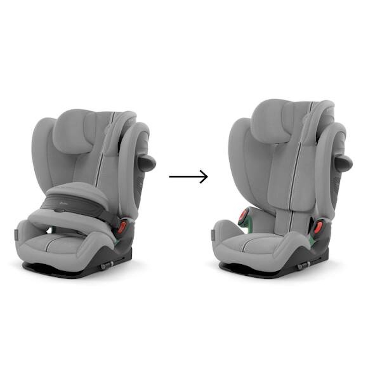 Siège auto de 15 mois à 12 ans PALLAS G3 PLUS Cybex Sone Grey