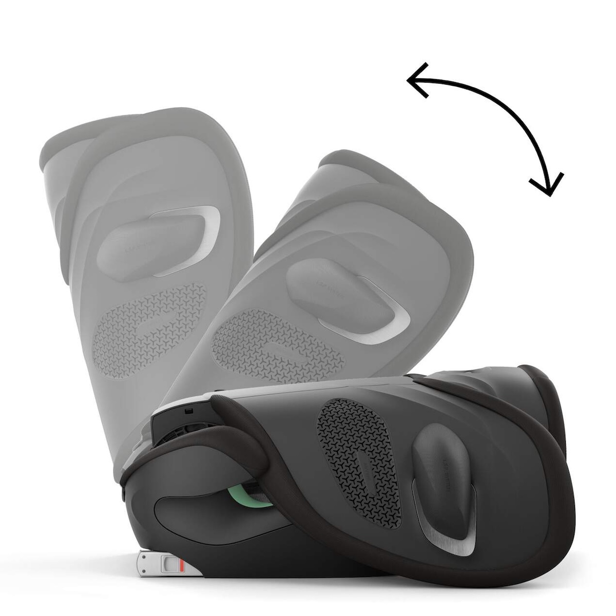 Siège auto de 3 ans à 12 ans SOLUTION G2 I-FIX PLUS Cybex Moon Black