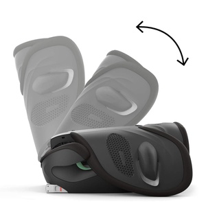 Siège auto de 3 ans à 12 ans SOLUTION G2 I-FIX PLUS Cybex Moon Black