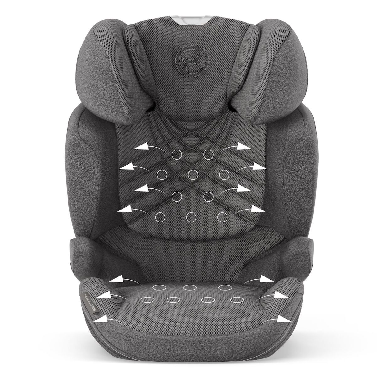 Siège auto de 3 ans à 12 ans SOLUTION T I-FIX PLUS Cybex Mirage Grey