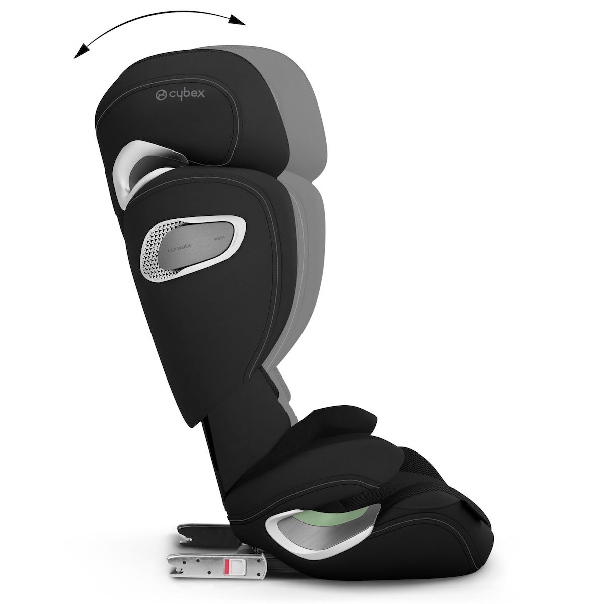 Siège auto de 3 ans à 12 ans SOLUTION T I-FIX PLUS Cybex Sepia Black