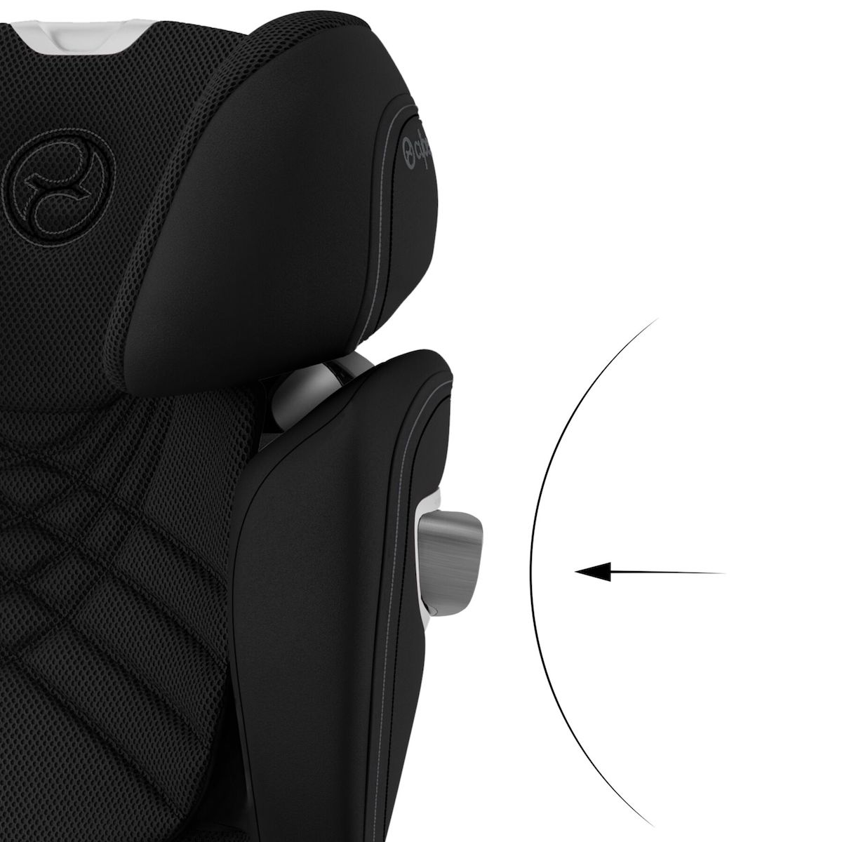 Siège auto de 3 ans à 12 ans SOLUTION T I-FIX PLUS Cybex Sepia Black