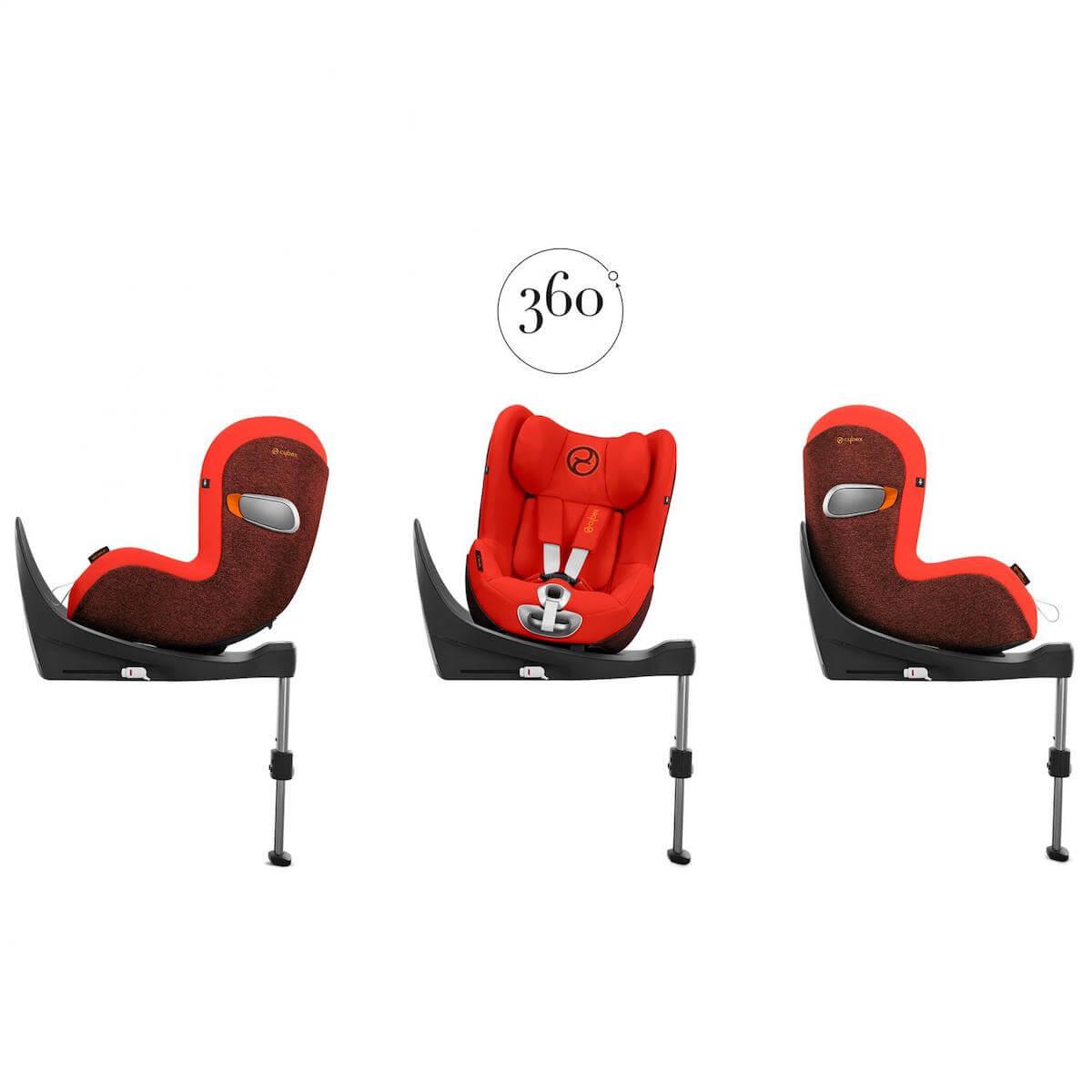 Siege Auto Gr0 1 Sirona Zi I Size Cybex Deep Black Abitare Kids