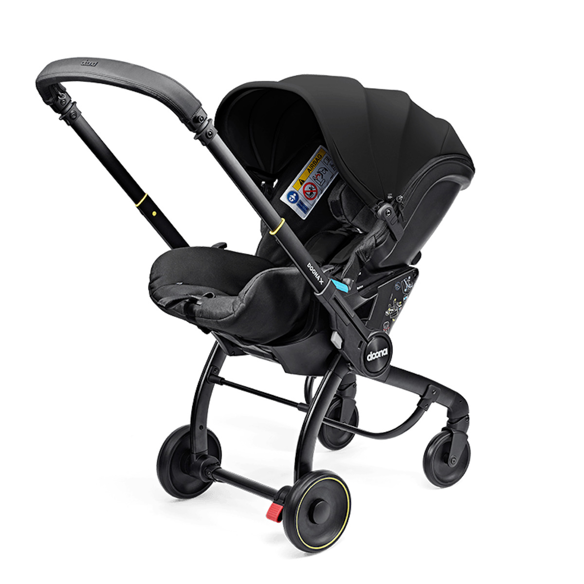 Siège-auto-poussette de bébé à 15 mois Doona X nitro black