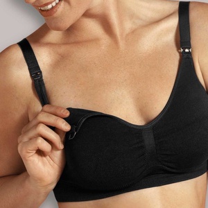 Soutien gorge allaitement sans coutures M Carriwell Noir