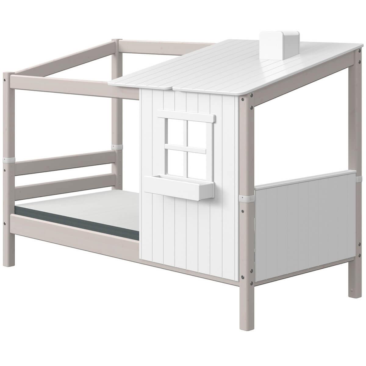 Structure Toit Lit Cabane 0cm 1 2 Play House Classic Flexa Blanc Grey Washed Abitare Kids