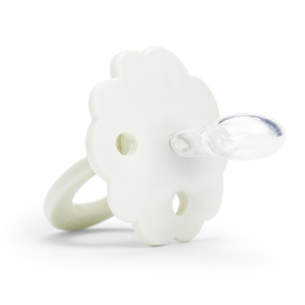 Sucette Silicone 3m+ BINKY BLOOM Elodie vanilla white