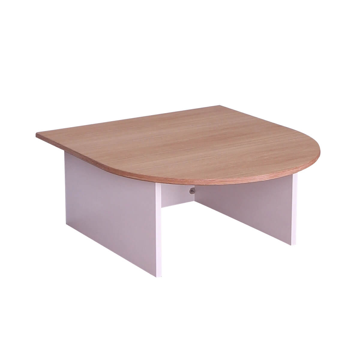 Table de jeu KASVA chêne huilé laqué blanc