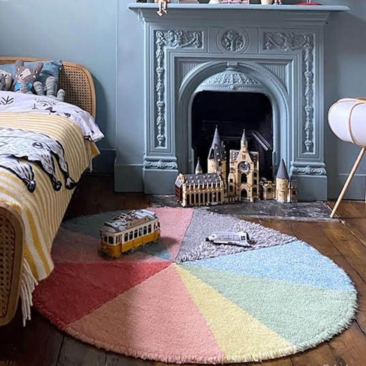 Tapis 120x120cm PIE CHART Lorena Canals
