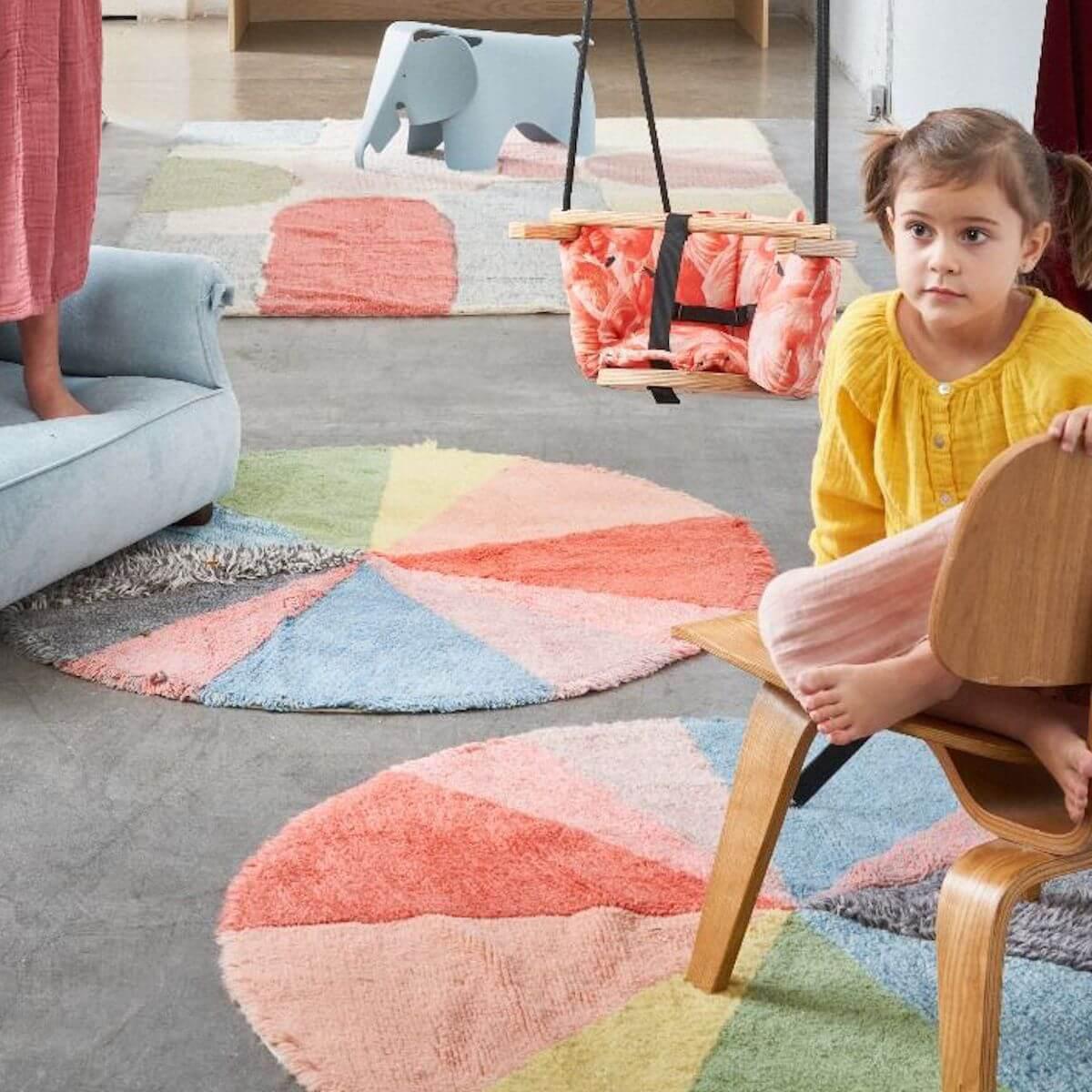 Tapis 120x120cm PIE CHART Lorena Canals