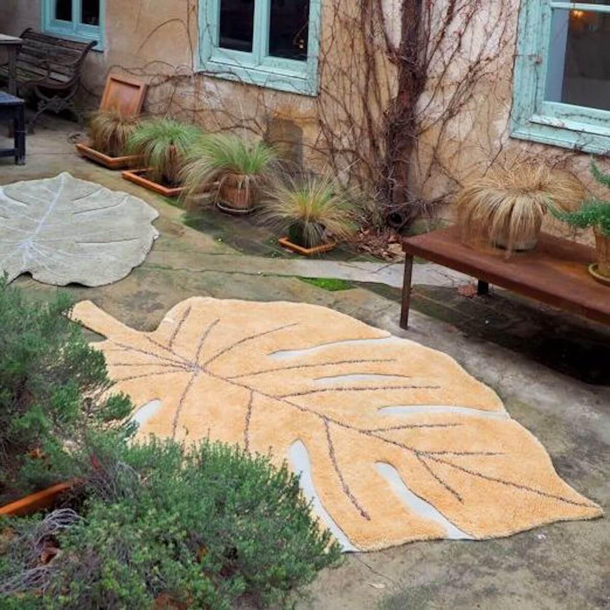 Tapis 120x180cm MONSTERA Lorena Canals honey