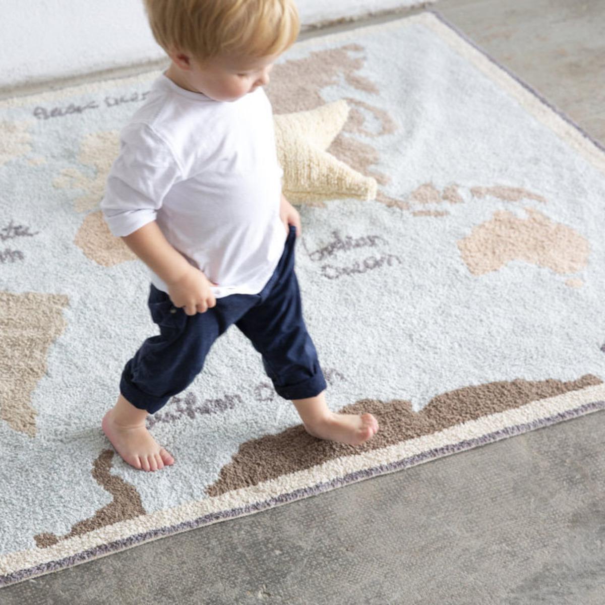 Tapis 140x200cm VINTAGE MAP Lorena Canals