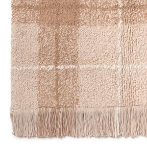 Tapis lavable 90x120cm TARTAN Wouf wouf Lorena Canals rose