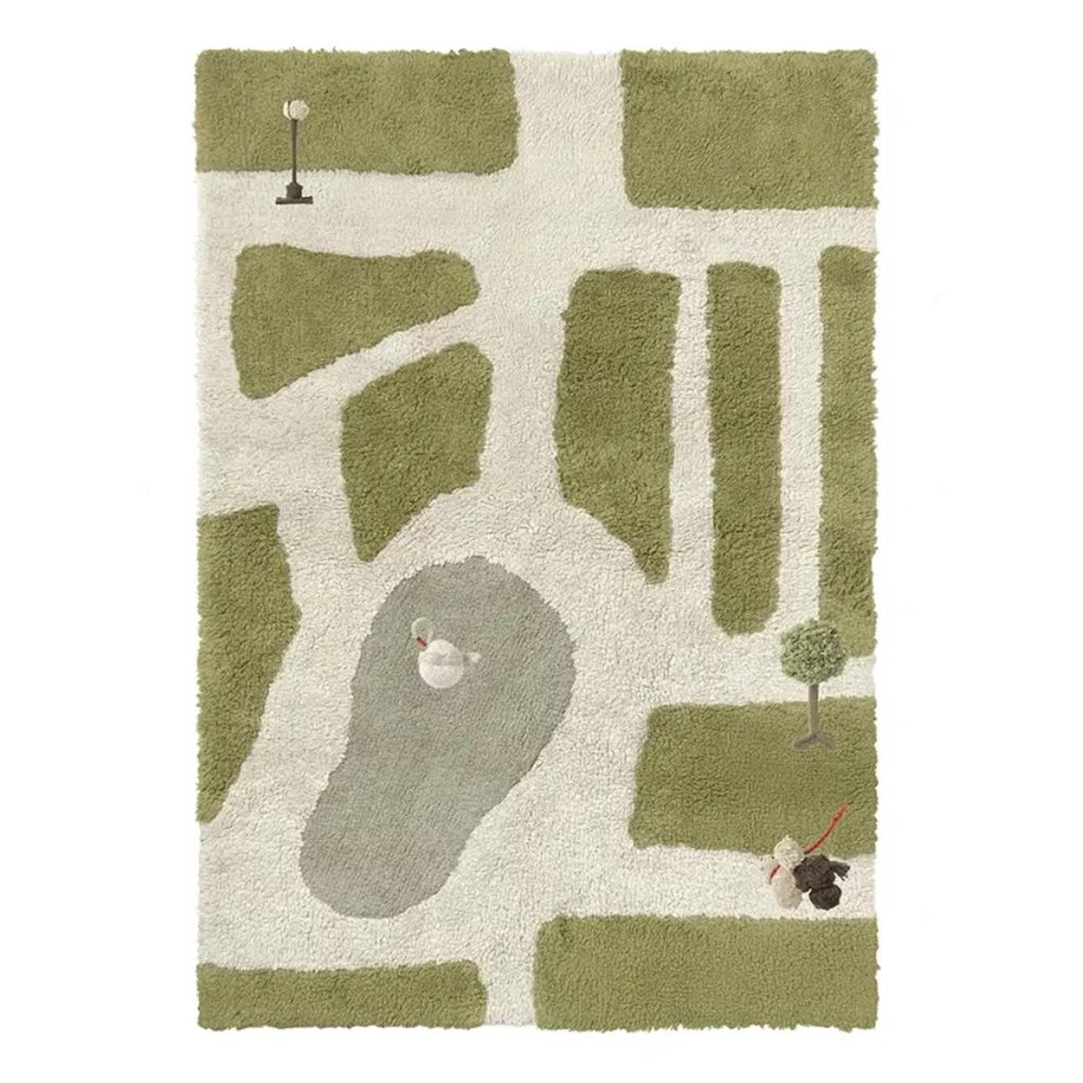 Tapis Play 90x130cm HYDE PARK Wouf wouf Lorena Canals 