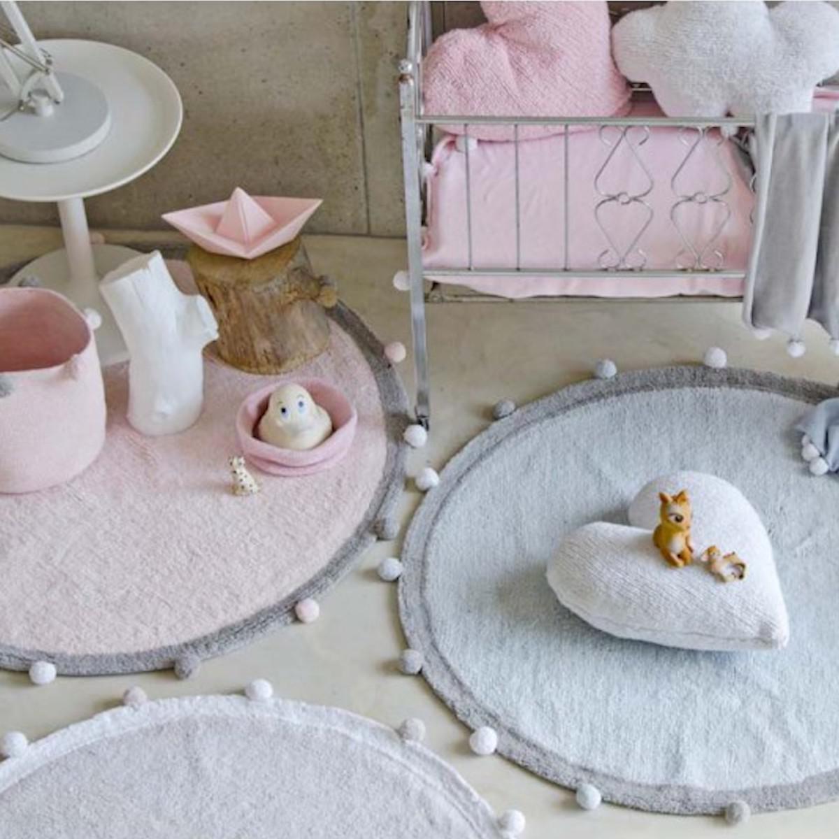 Tapis rond 120cm BUBBLY Lorena Canalsl soft pink