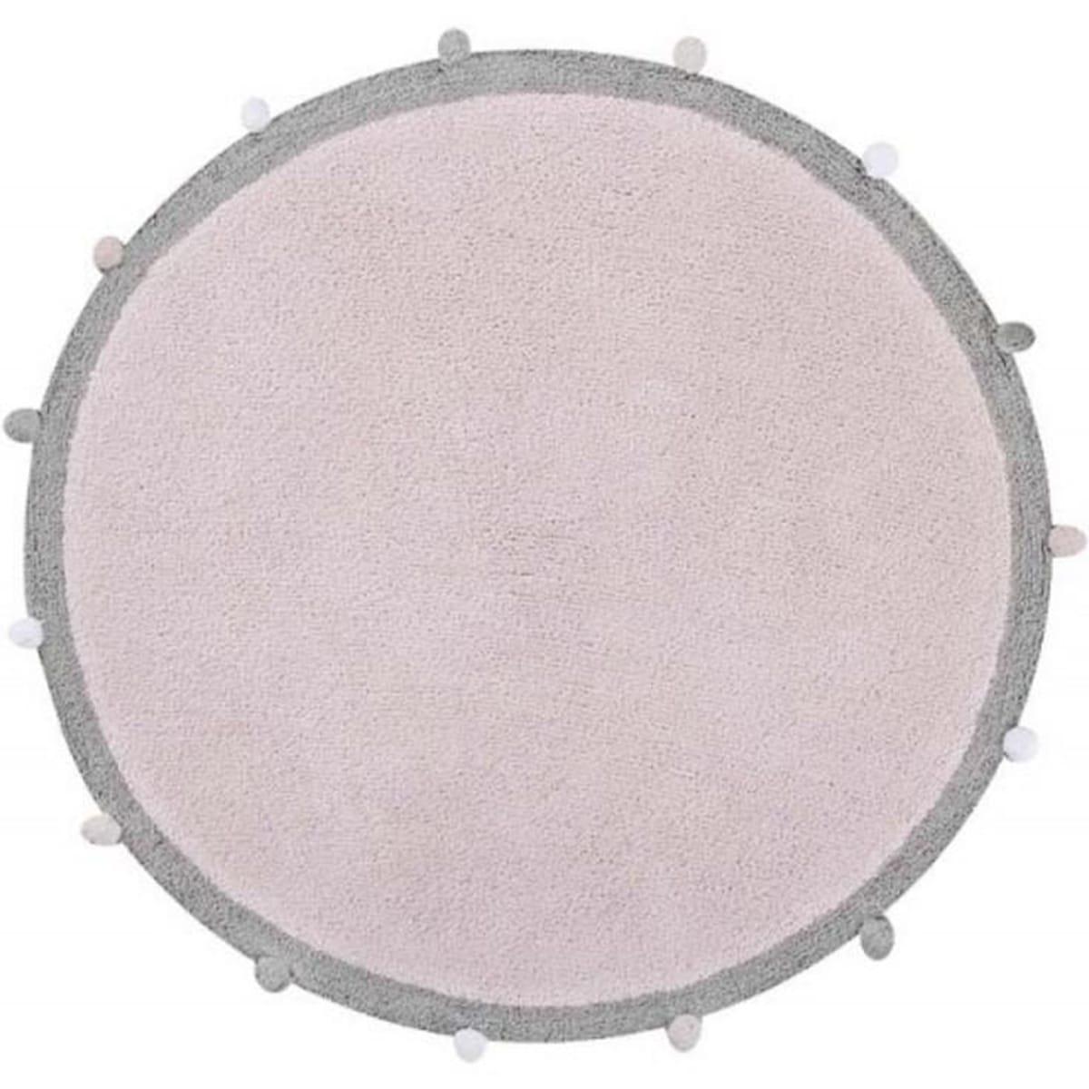 Tapis rond 120cm BUBBLY Lorena Canalsl soft pink