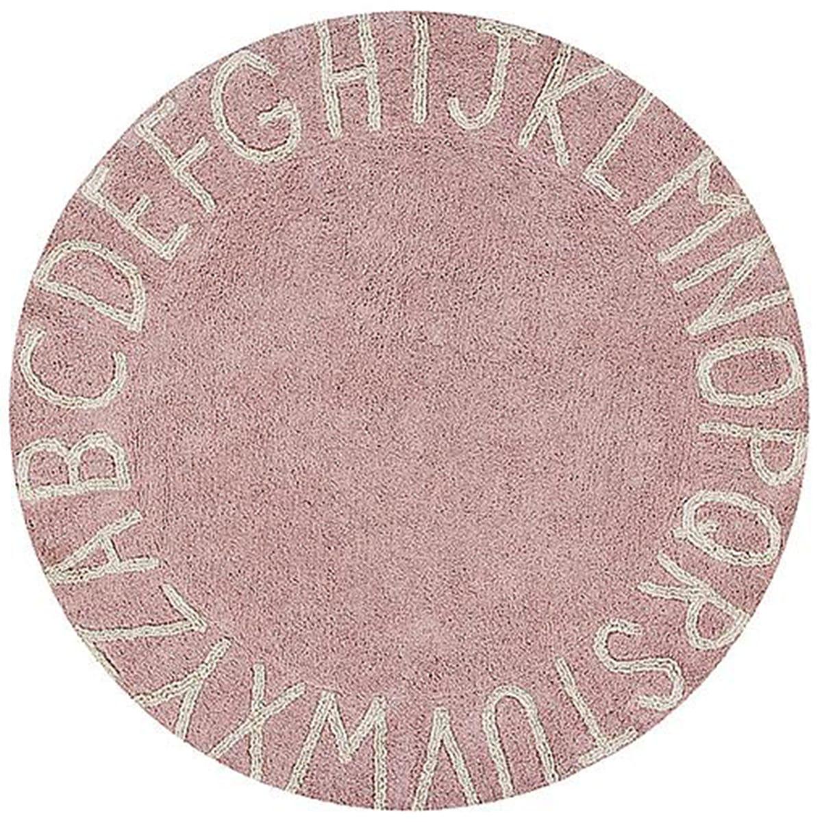 Tapis rond 150cm ROUND ABC Lorena Canals vintage nude-natural