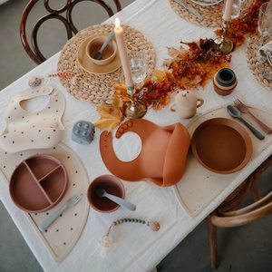 Tasse à paille silicone Mushie Natural