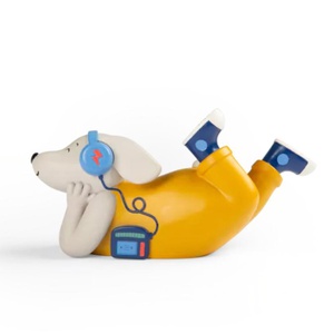Tirelire chien Puce & Pilou Moulin Roty