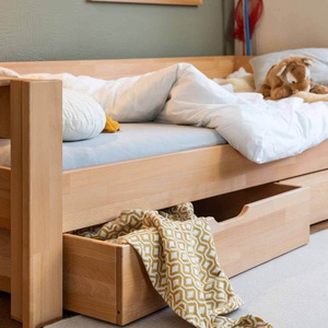 Tiroir de lit sur roulettes 94cm DESTYLE de Breuyn naturel