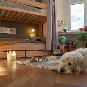 Tiroir de lit sur roulettes 94cm DESTYLE de Breuyn naturel