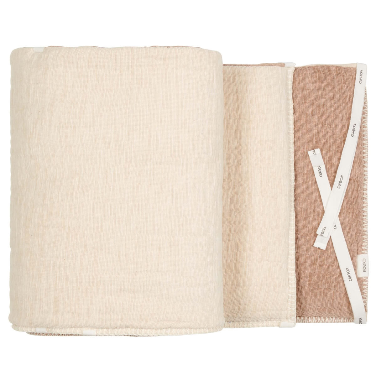 Tour de lit RIVOLI 180x30cm Koeka warm white caffe