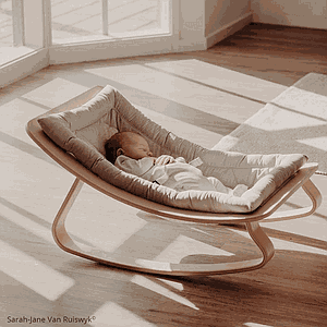 Transat Bebe Levo Charlie Crane Hetre Sweet Grey Abitare Kids