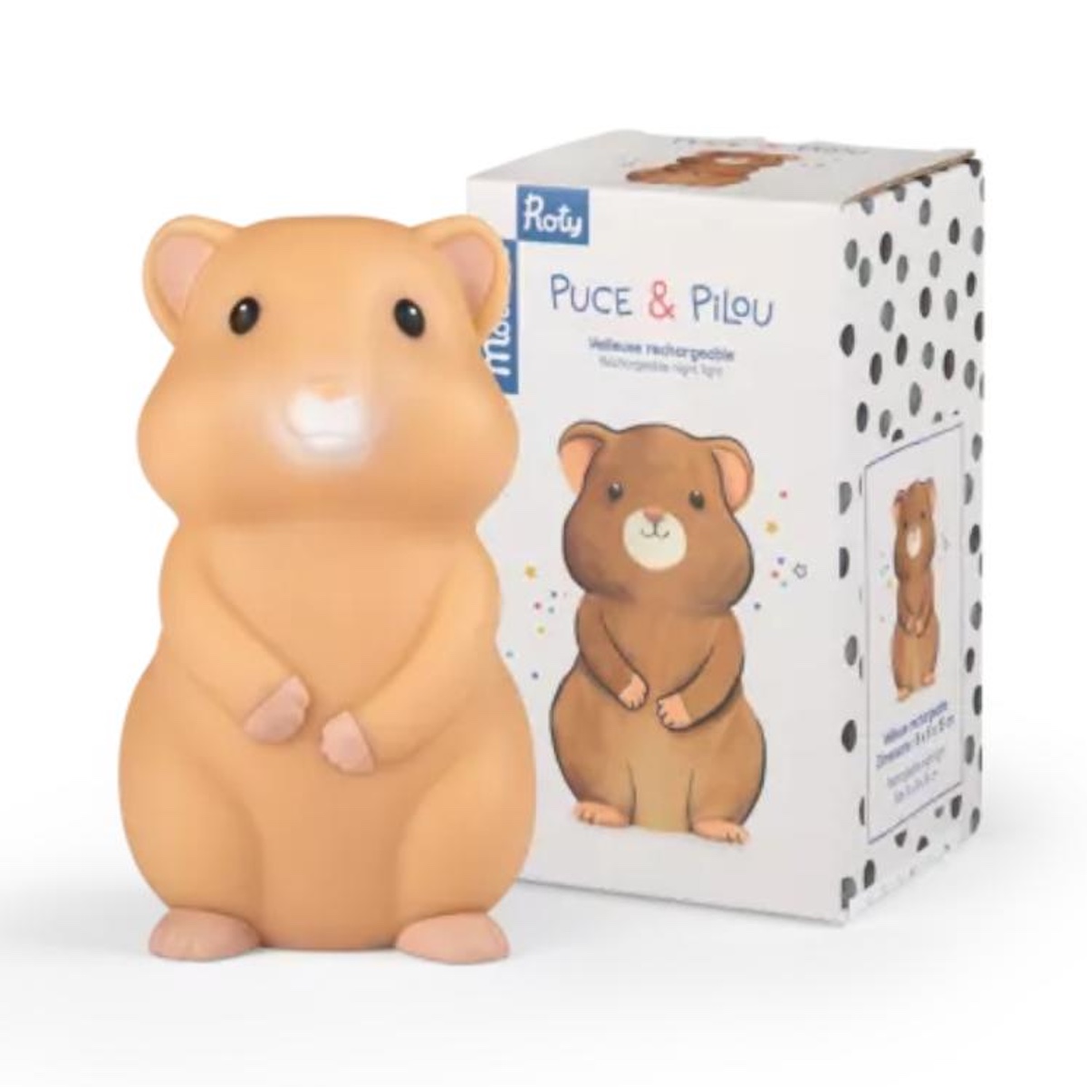 Veilleuse hamster (USB) Puce & Pilou Moulin Roty